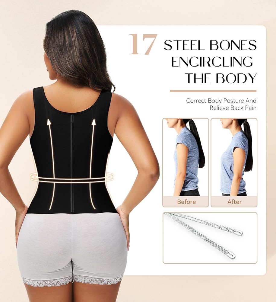 ShapeFlaire™ Waist Sculpting Corset – Double Tummy Control & Adjustable Fit