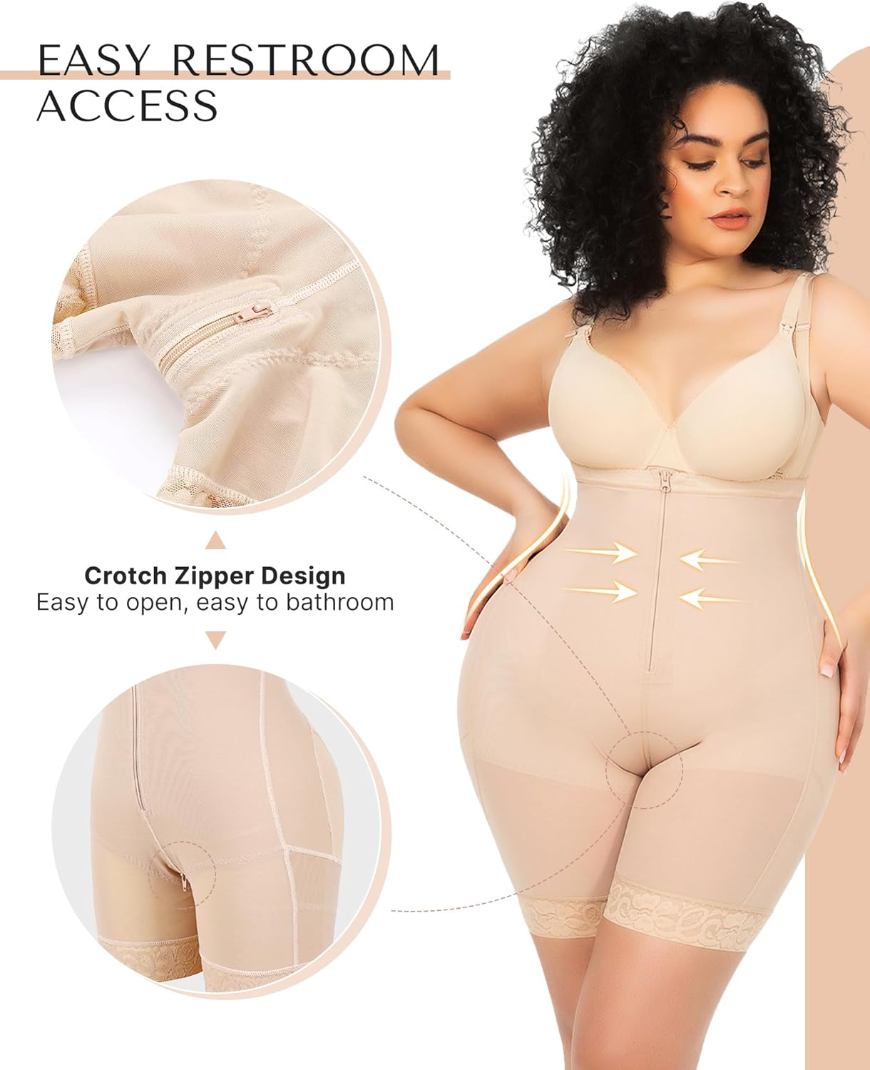 SnatchedFit™ High-Waist Shapewear Shorts – Tummy Control & Booty Lift