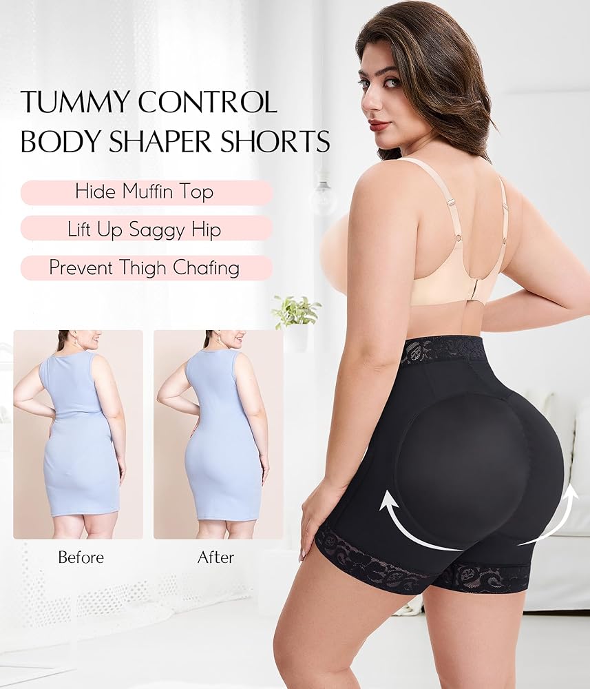 SnatchedFit™ High-Waist Shapewear Shorts – Tummy Control & Booty Lift