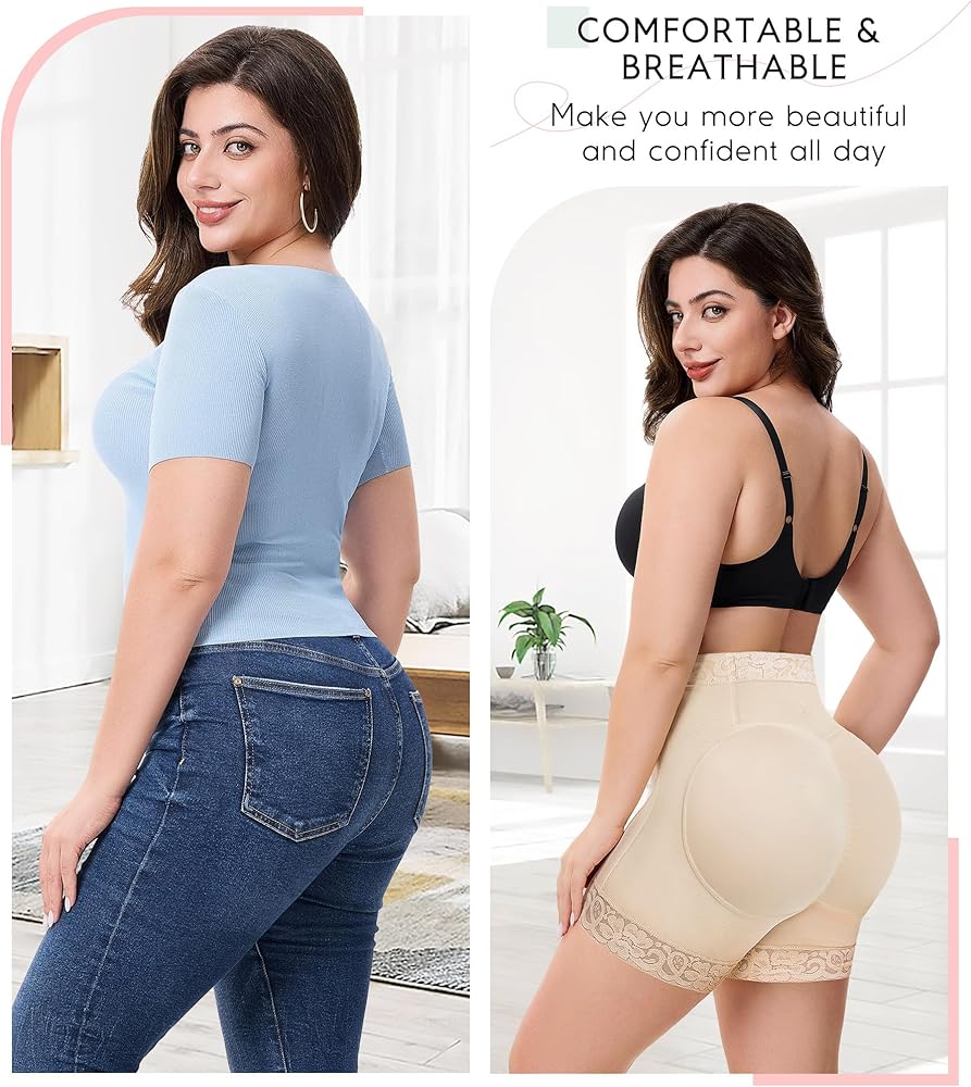 SnatchedFit™ High-Waist Shapewear Shorts – Tummy Control & Booty Lift
