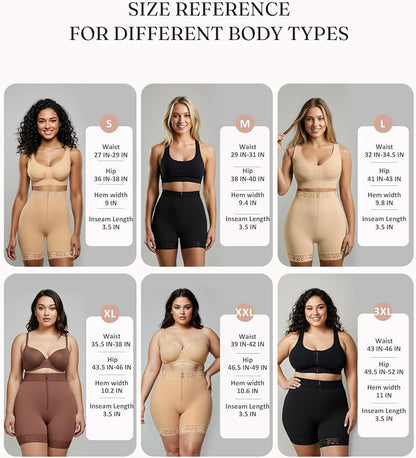 SnatchedFit™ High-Waist Shapewear Shorts – Tummy Control & Booty Lift
